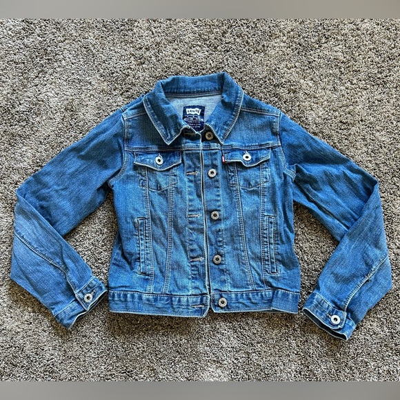EUC Levi’s Size 10/12 (M) Jean Jacket - Picture 1 of 4
